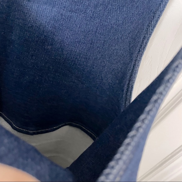 Young Ladies Rich Dark Denim Cami Dress with Pockets | ONE Size - Picture 5 of 9